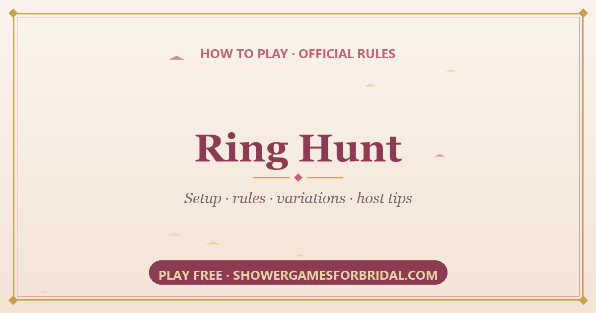 How to play Ring Hunt — rules and setup guide