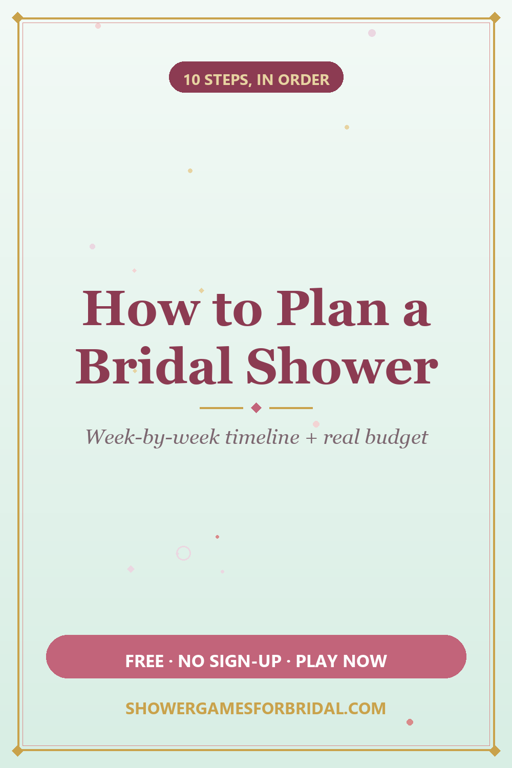 Bridal Shower: How to Plan One in 10 Steps (2026 Host Guide)