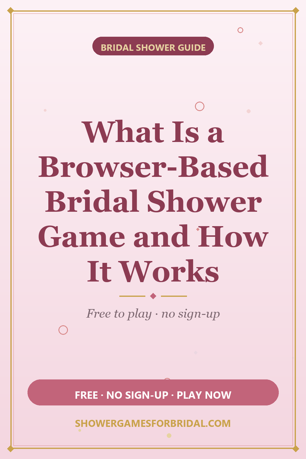 What Is a Browser-Based Bridal Shower Game and How It Works